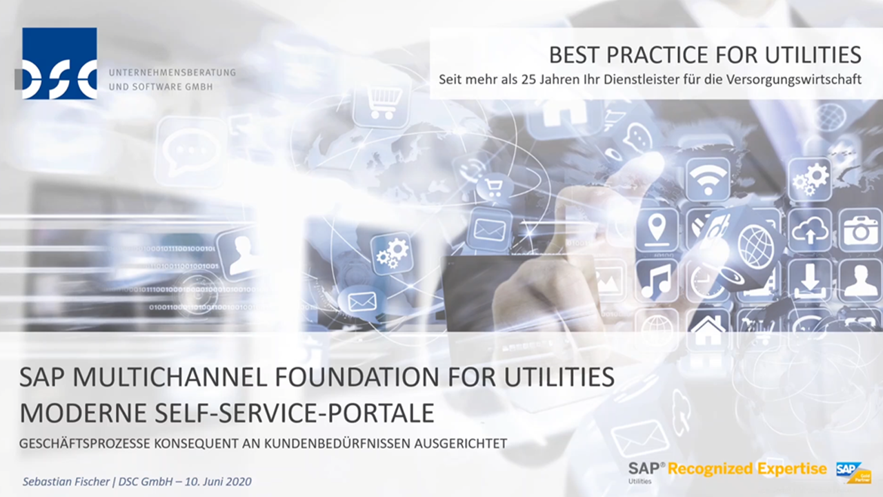 Moderne Self-Service-Portale mit SAP MCF for Utilities