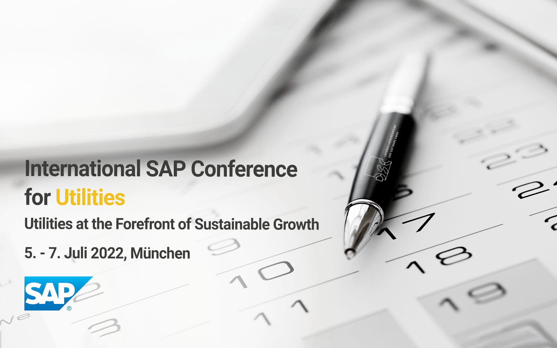 SAP IUC 2022 - International SAP Conference for Utilities