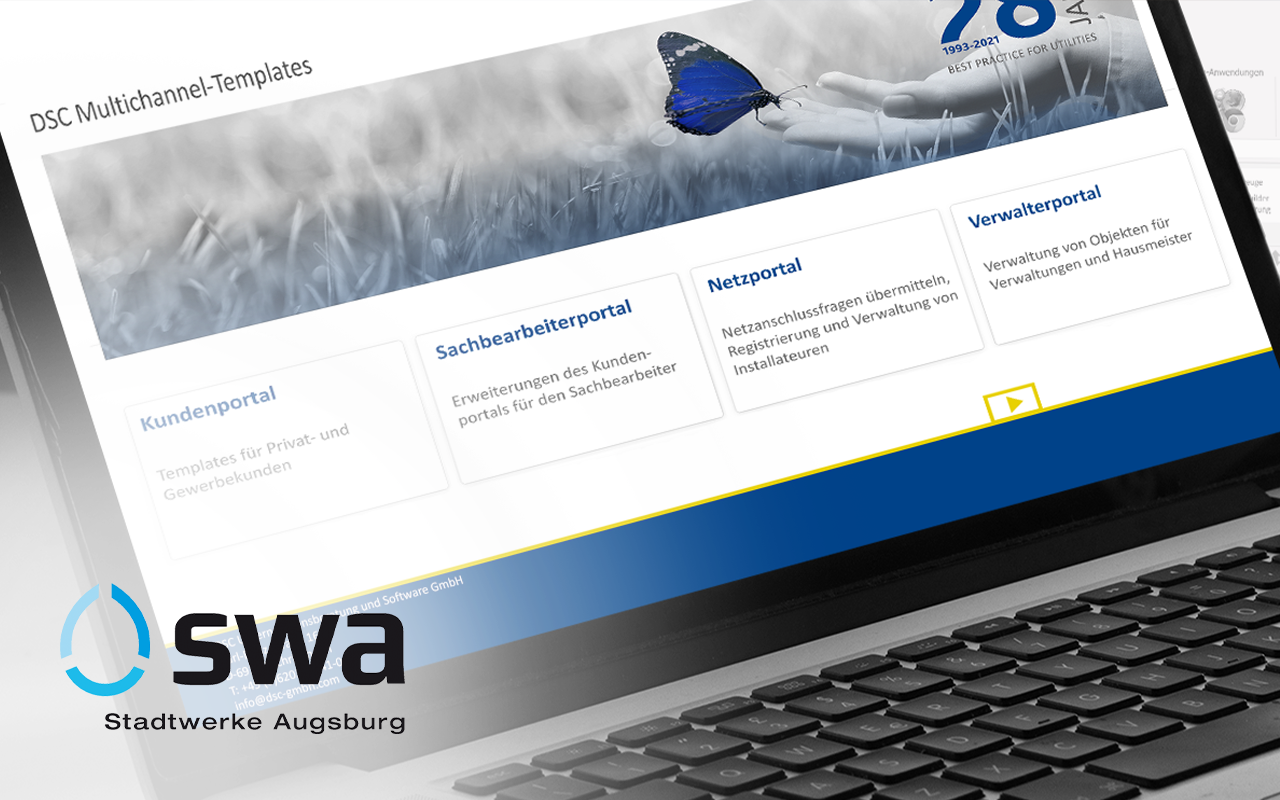 Stadtwerke Augsburg digitalisieren ihre Netzprozesse mit der Einführung eines Kundenportals auf Basis von SAP Multichannel Foundation