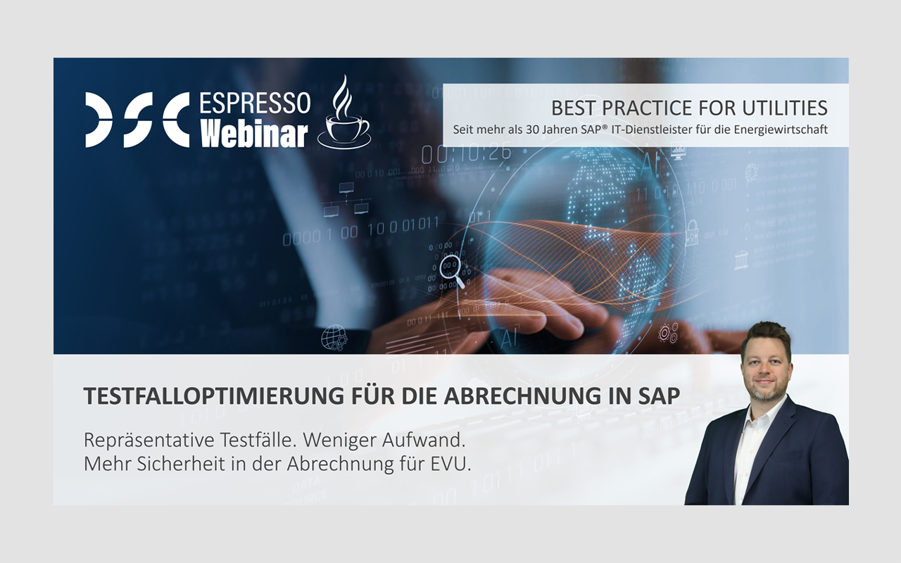 DSC-Testfalloptimierung für die Abrechnung in SAP IS-U und SAP S/4HANA Utilities